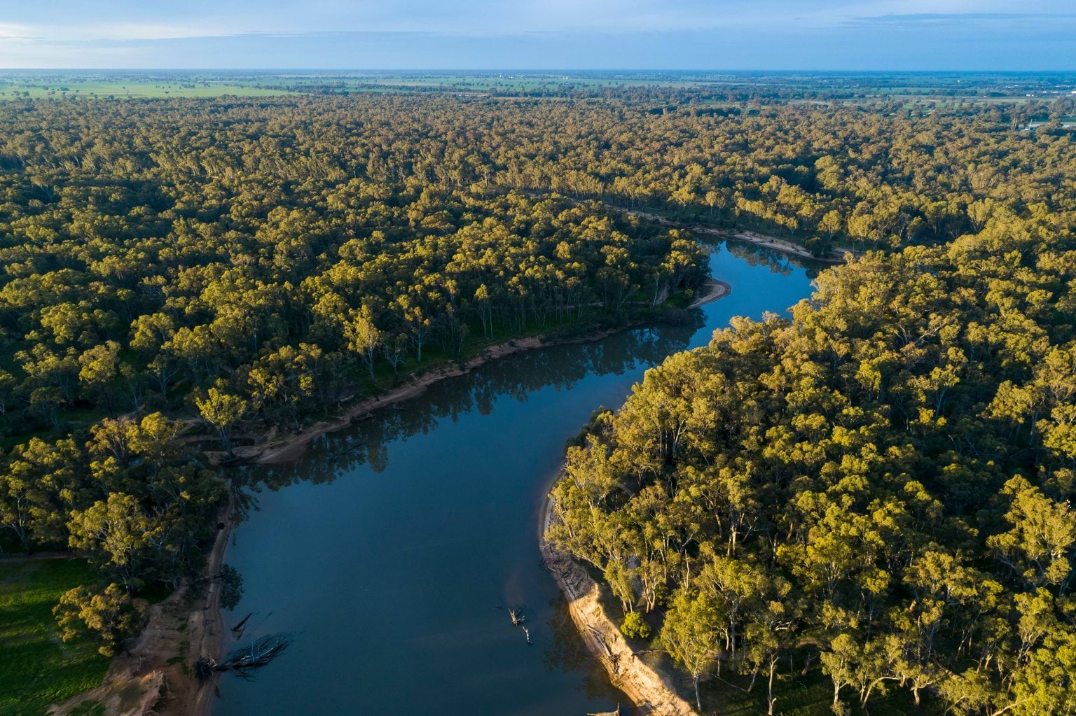 Winding urray river